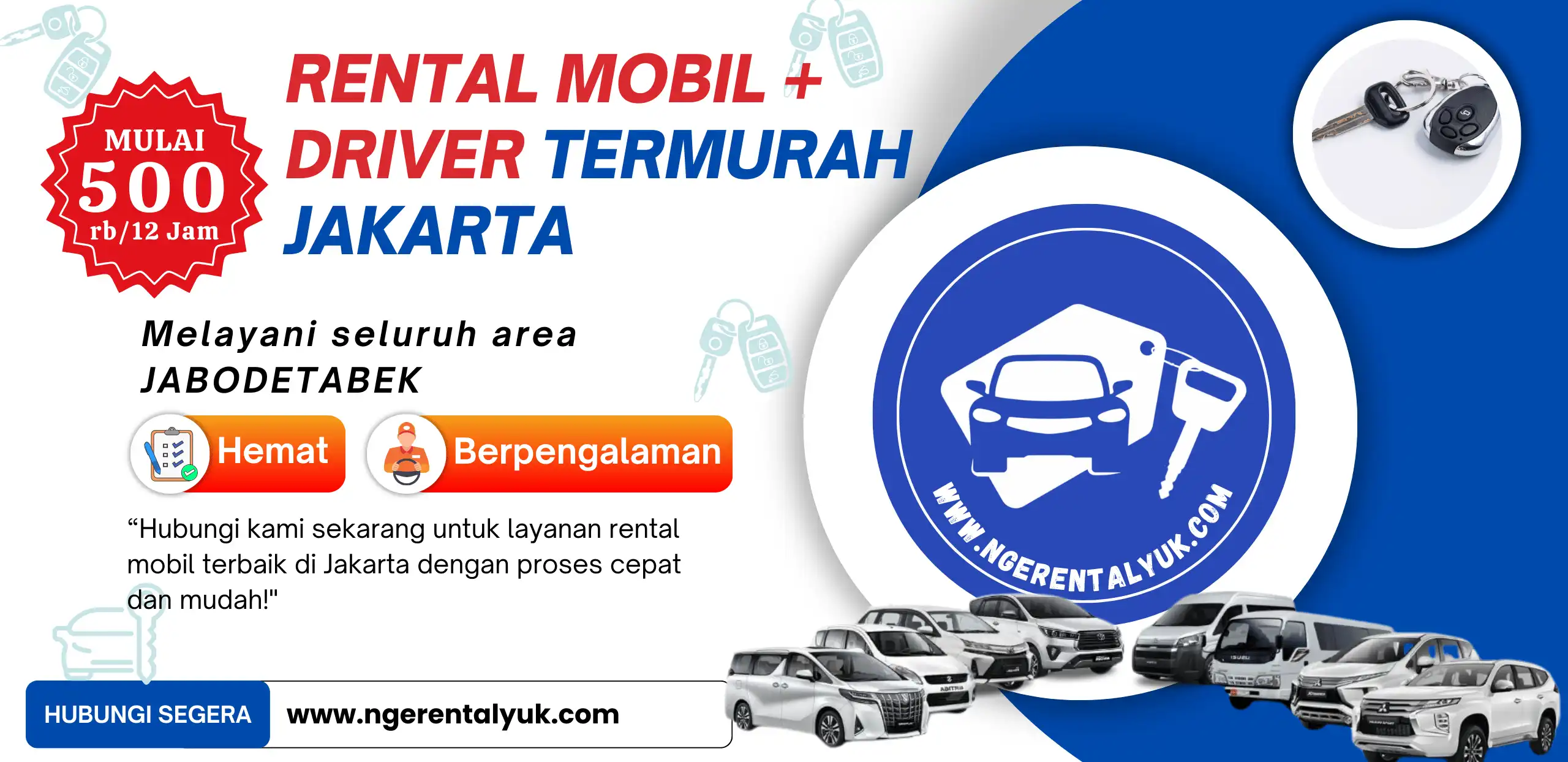 Rental mobil dengan driver Jakarta murah terdekat dan terawat